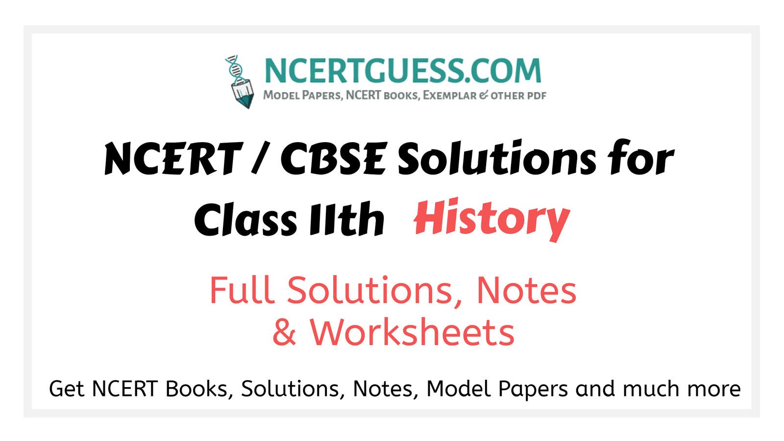 Class 11th history Solutions