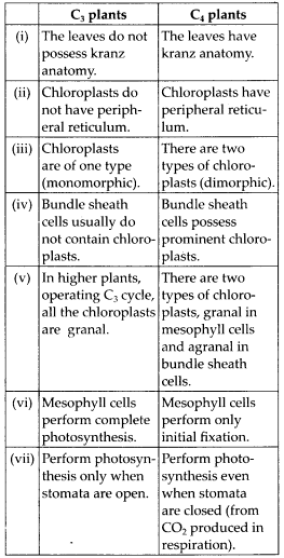 NCERT Solutions For Class 11 Biology Photosynthesis in Higher Plants ...