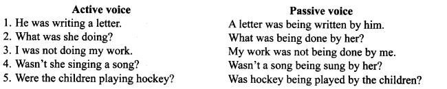 active and passive voice class 10