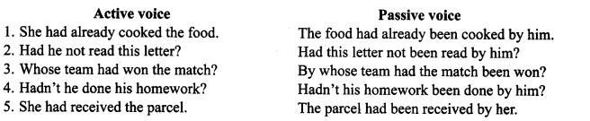 use of passive voice class 10