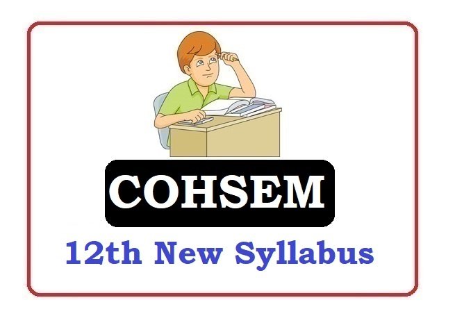 Manipur 12th Syllabus 2020, CHSE Manipur 12th new Syllabus 2020