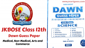 JKBOSE 12 DAWN GUESS PAPER