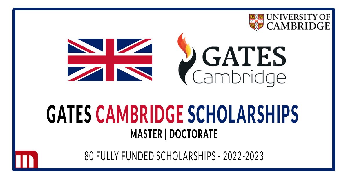 GATES CAMBRIDGE SCHOLARSHIP PROGRAM 20222023 NCERTGUESS