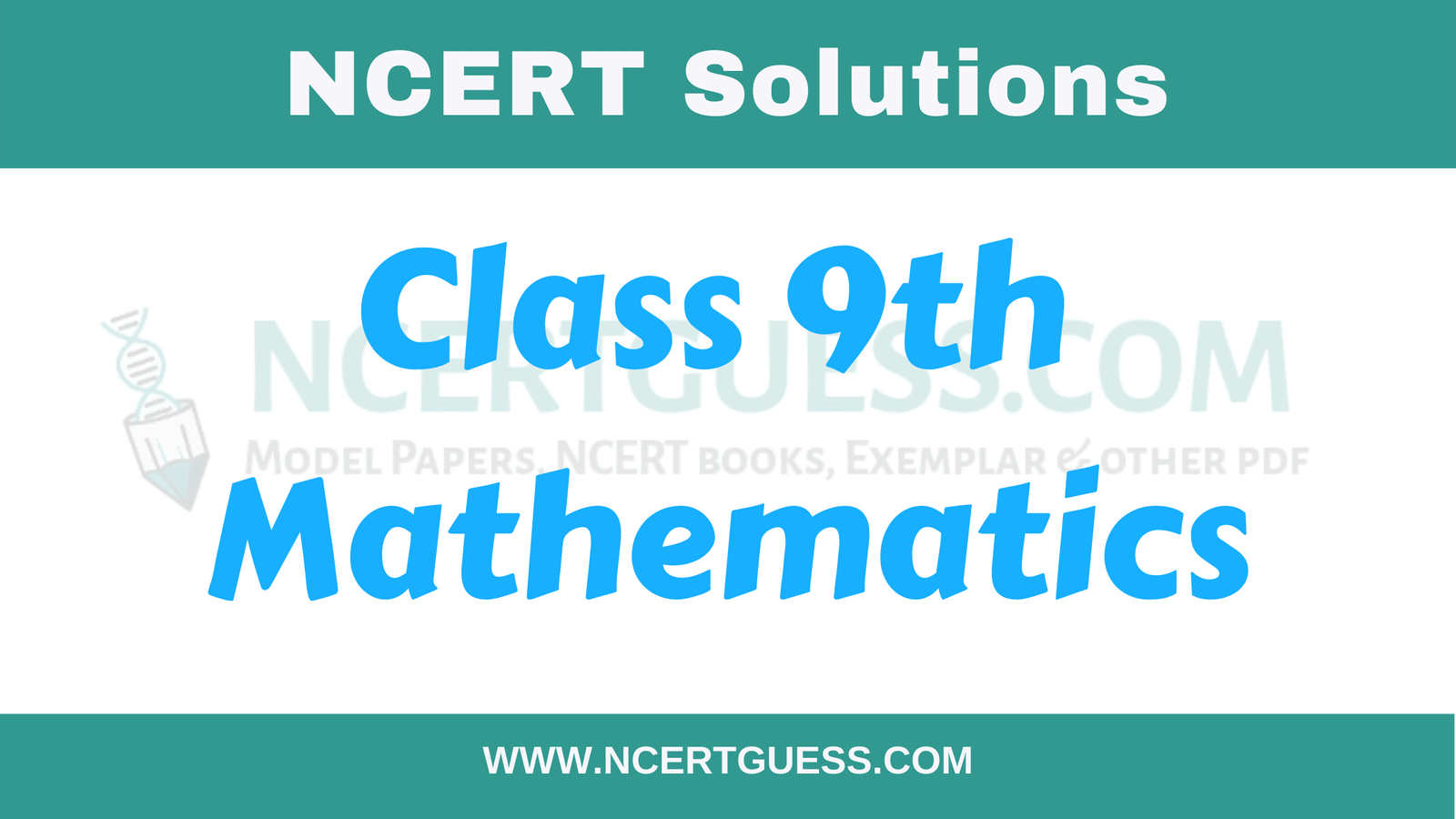 NCERT Solutions For Class 9 Maths Free PDF Download - NCERTGUESS